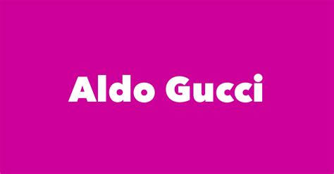 is aldo shoes connected to gucci|aldo gucci children.